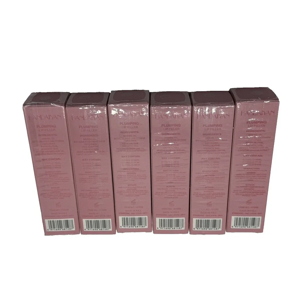 Handaiyan Plump & Pout Lip Plumping Booster Full Set # 1- 6 New/Sealed 6 Pack